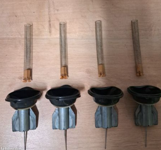 Kit Boisseaux et ressorts pour rampe de carburateurs Kawasaki 1100 ZZR