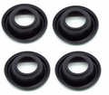 Lot de 4 diaphragmes pour rampe carburateur  Kawasaki Ninja 600, ZX6R, Pièce NEUVE