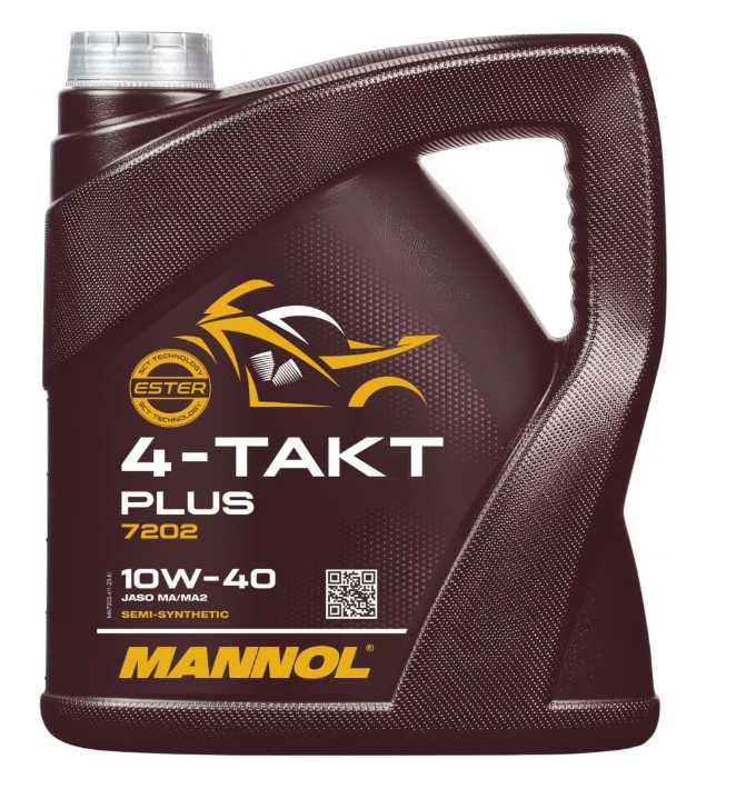 Huile moteur 4T Mannol  10W40 7202, 4L