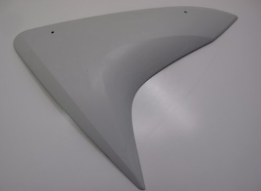 Boomerang droit en fibre de verre Yamaha YZF R125 2008 à 2017 NEUF non peint