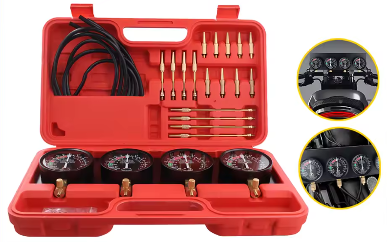 Coffret de synchronisation pour rampe de carburateurs tout modèles de 2 à 4 carburateurs